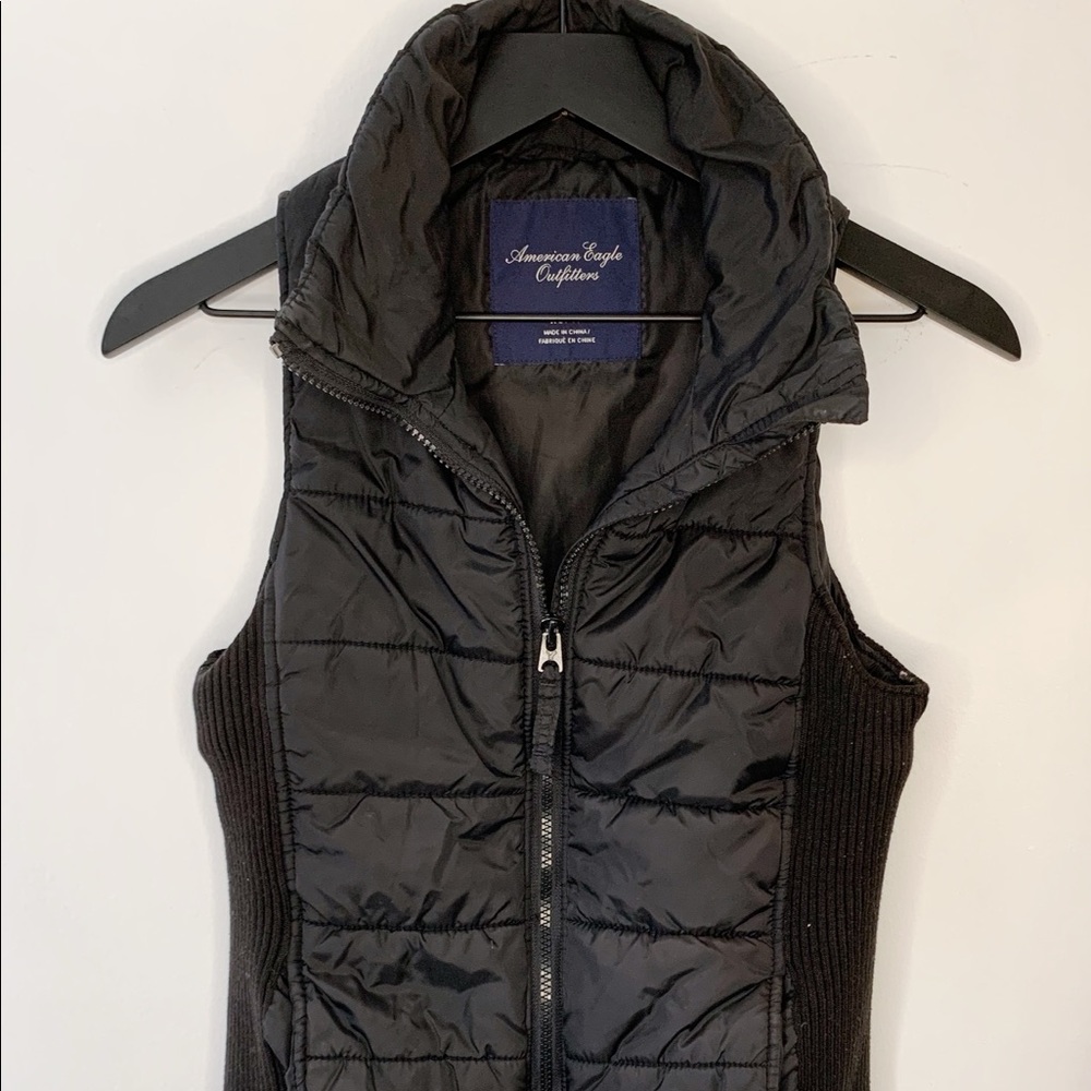 Black Puffer Vest